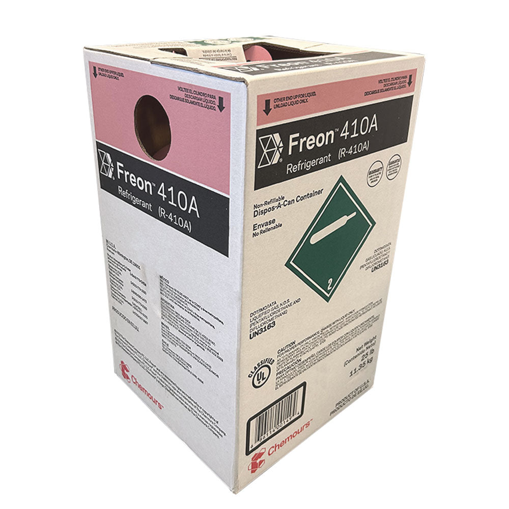 冷媒410 R-410A 25lb Chemours Factory Sealed Refrigerant – Chiller City