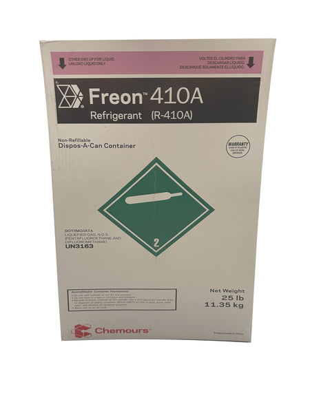 R-410A 25lb Chemours Factory Sealed Refrigerant