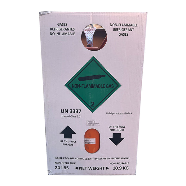R-404A A-Gas 24lb Factory Sealed Refrigerant