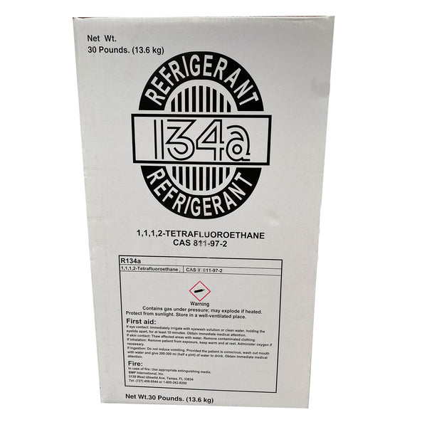 R-134 Automotive A/C Refrigerant Factory Sealed 30 lbs