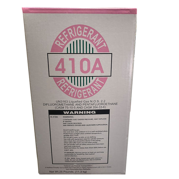 R-410A 25lb Factory Sealed Refrigerant