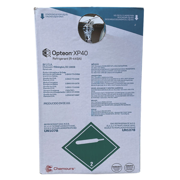 R-449A Factory Sealed (XP40) Refrigerant