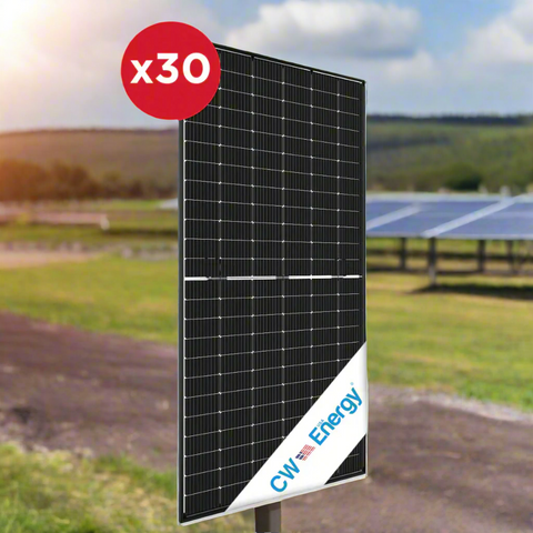 CW Energy Pallet (30) 545W BiFacial PERC Monocrystaline Solar Panels 16350W 12/30 Yr Warranty