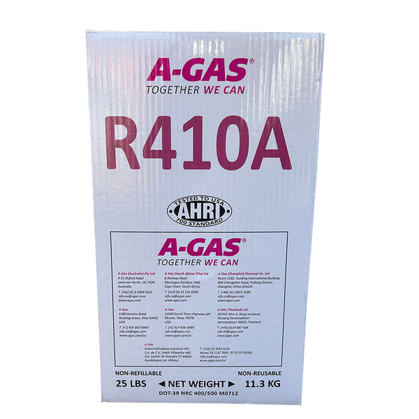 R-410A A-GAS Factory Sealed Refrigerant